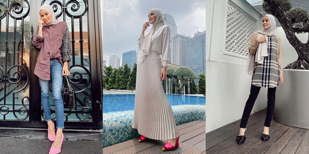 10 Latest Photos of Olla Ramlan Looking Thinner, Slim Legs Like Barbie Highlight