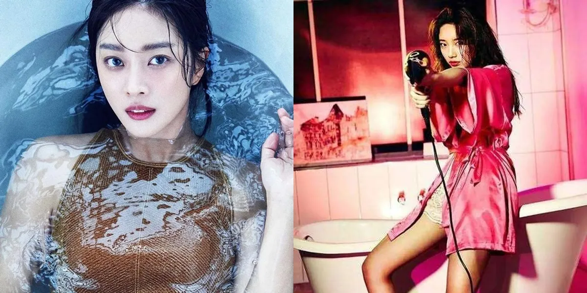 Menawan! 10 Konsep Pemotretan Mandi Artis Korea yang Bikin Pangling dan Jadi Sorotan