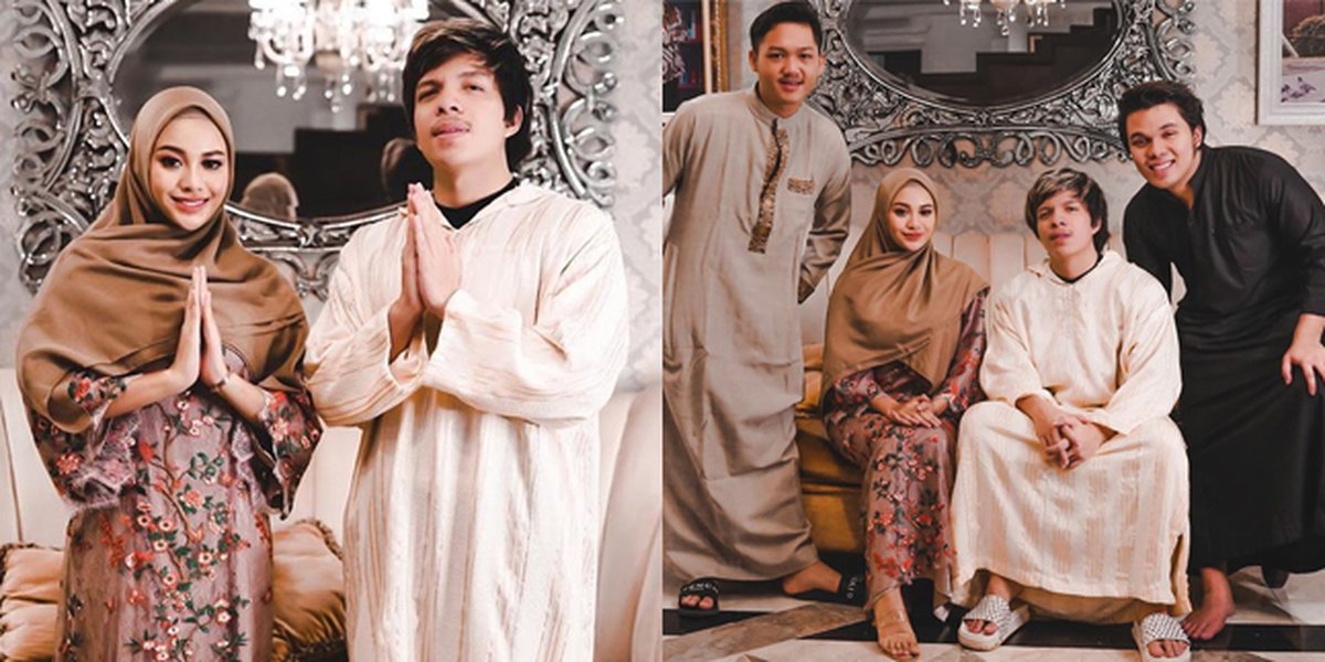 10 Moments Atta Halilintar Celebrating Eid Al-Fitr with Aurel Hermansyah, Very Sweet