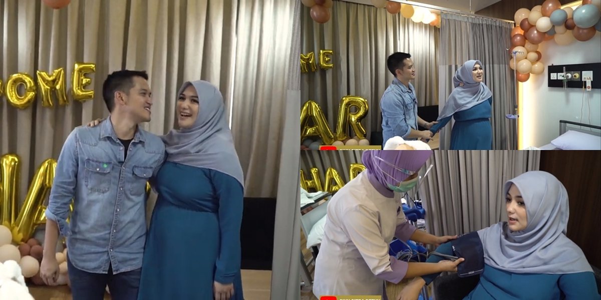 10 Moments of Citra Kirana's First Child Birth, Nervous Can't Sleep - Rezky Aditya Gives Sweet Surprise in the Hospital Room