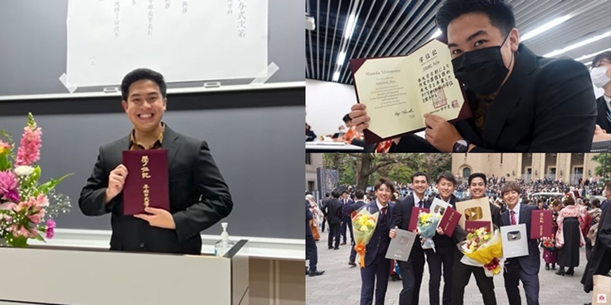 10 Touching Moments of Jerome Polin's Graduation from Waseda University, Still Happy Even Though Parents Couldn't Attend