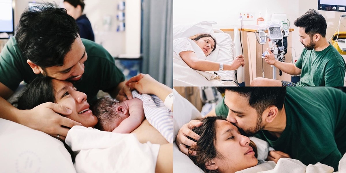 10 Touching Moments of Acha Sinaga's Delivery, Experienced Bleeding - Gives Birth to a Cute and Handsome Baby Boy