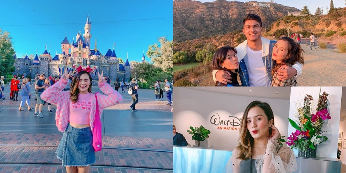 10 Moments of Beby Tsabina's Vacation in America, Invited to Watch 'FROZEN 2' Movie by Disney