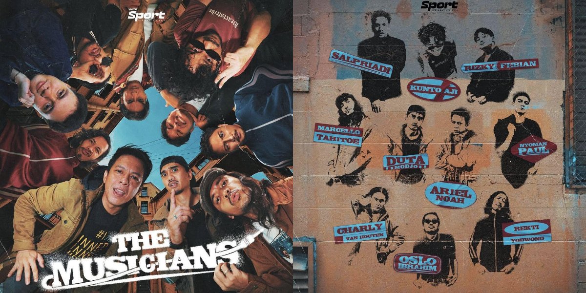 10 Top Musicians from Indonesia Who Will Play in Bahkan Voli 2, Led by Ariel Noah as Captain