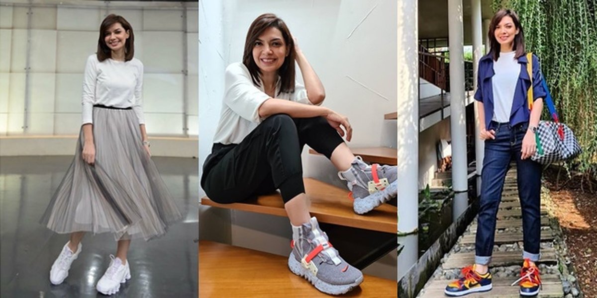 10 Cool OOTD of Najwa Shihab, Who is also a Sneaker Lover, Always Stylish in Any Situation
