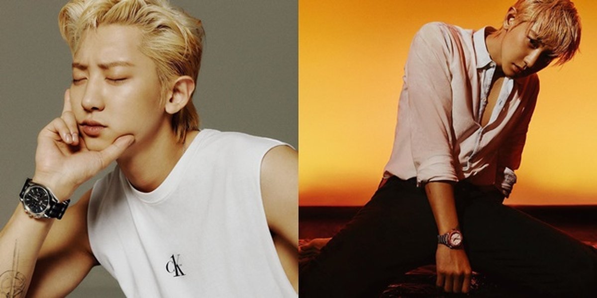 10 Chanyeol EXO's Charms in Arena Homme+ Magazine, Showing Sexy Arms - Looking Handsome with Blonde Hair