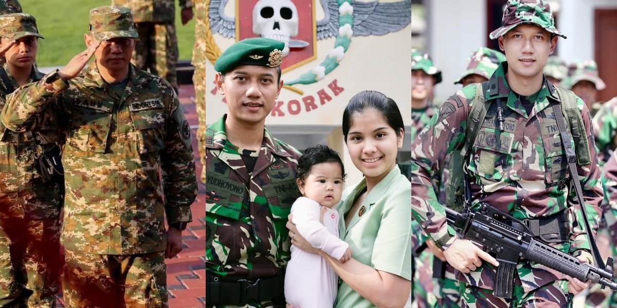 10 Photos of Agus Yudhoyono in Military Uniform, Like a Korean Oppa During Training at the Military Academy in Magelang - Praised Handsome by Wife and Daughter