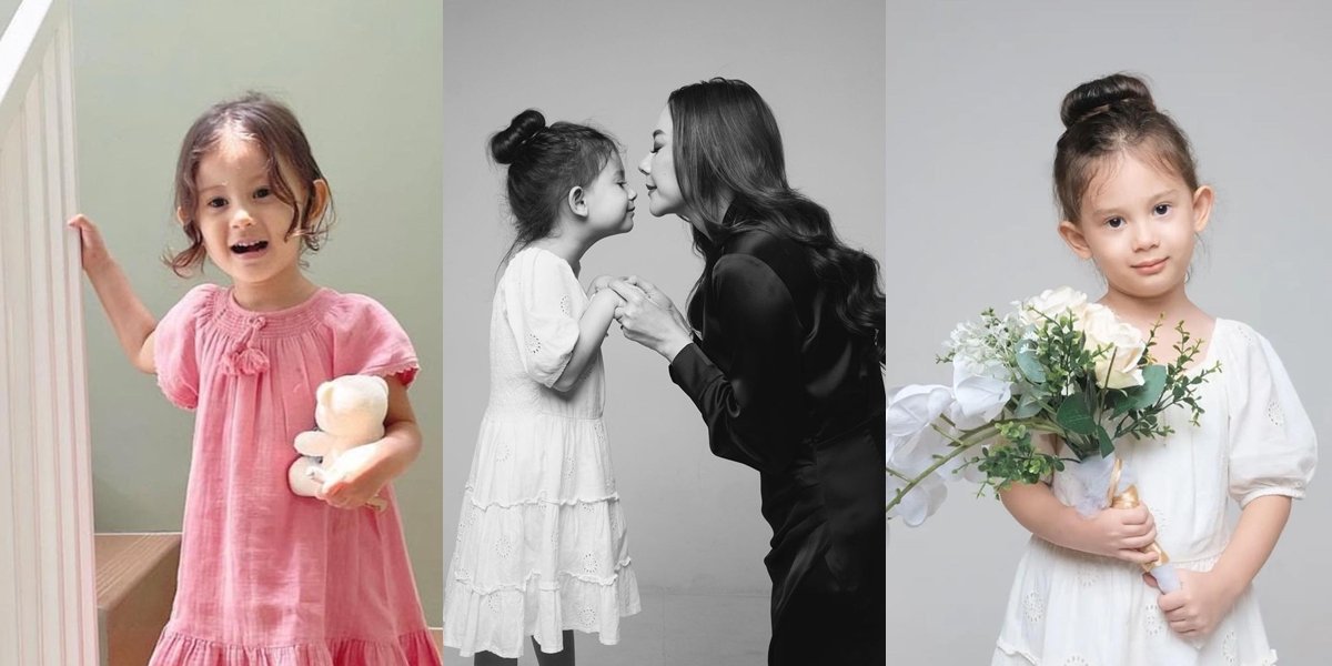 10 Pictures of Arabella, Aura Kasih's Daughter, Who is Growing More Beautiful and More Foreign, Netizens Compete to be Her Stepfather