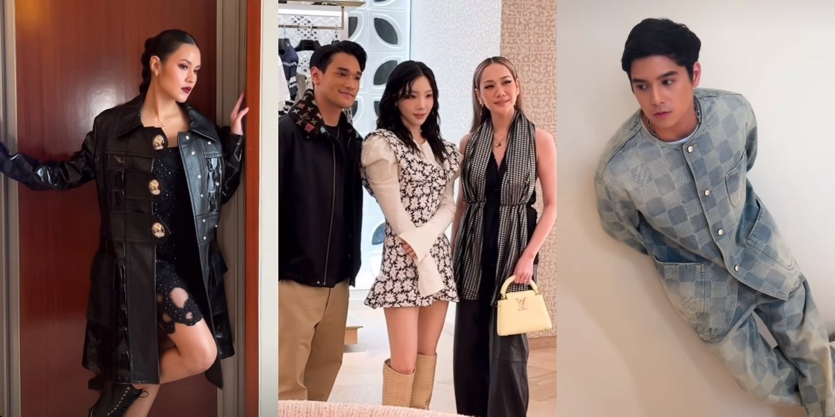 10 Photos of Artists at the Louis Vuitton Plaza Indonesia Event, Bunga Citra Lestari Shows Her Back - Taeyeon Like a Spring Fairy