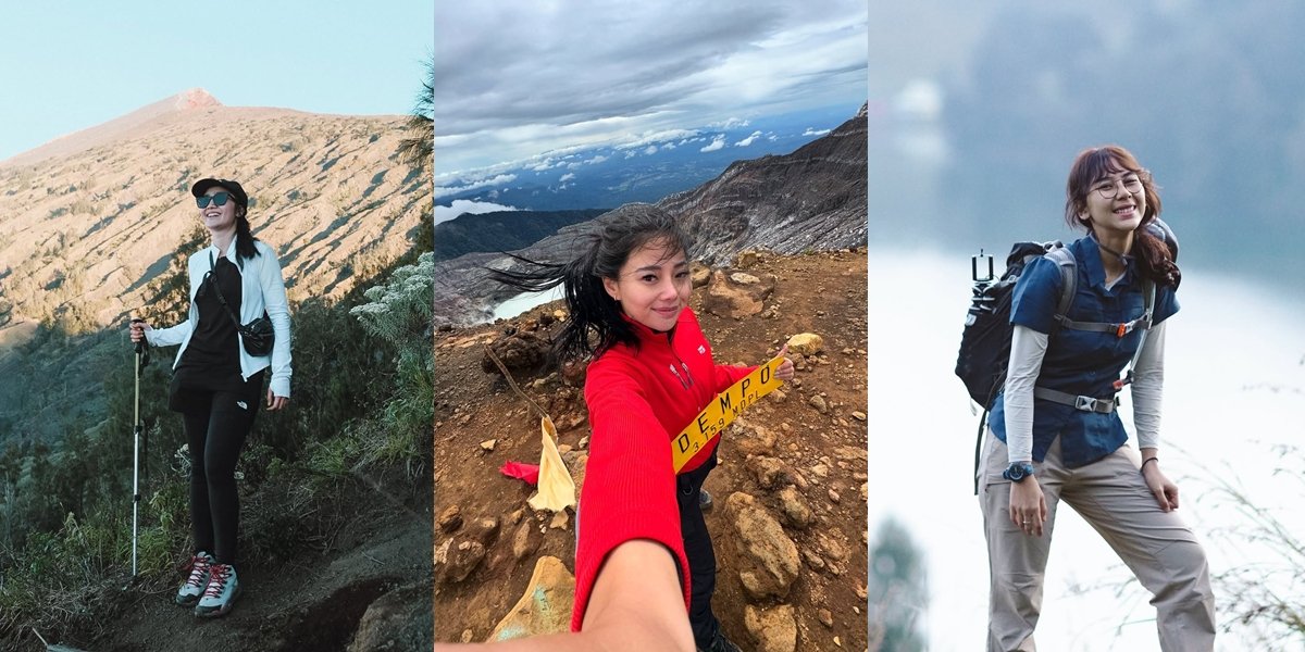 10 Photos of Artists Who Love Mountain Climbing, from Raline Shah to Febby Rastanty - Some Are Often Accompanied by Their Partners