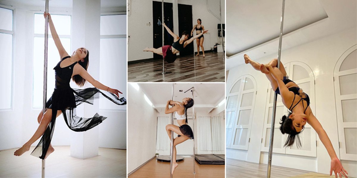 10 Indonesian Artists' Photos During Pole Dance Practice, Praised for Body Goals and Criticized for Being Too Hot