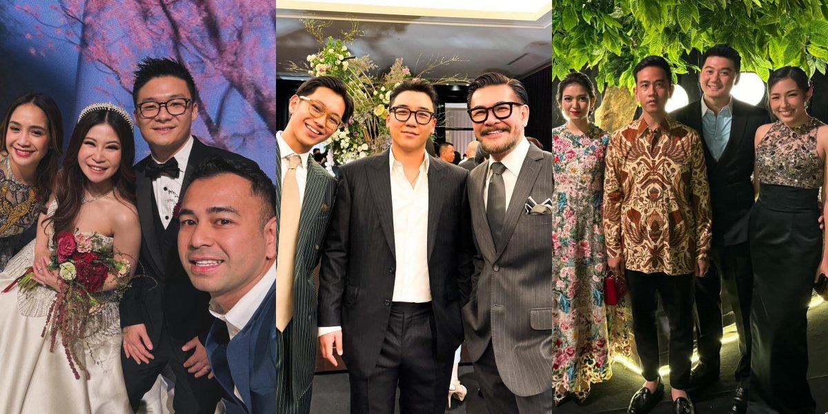 10 Portraits of Celebrity Guests at the Wedding of Putri Sudali, Including Raffi Ahmad and Nagita Slavina - Seungri Former Big Bang