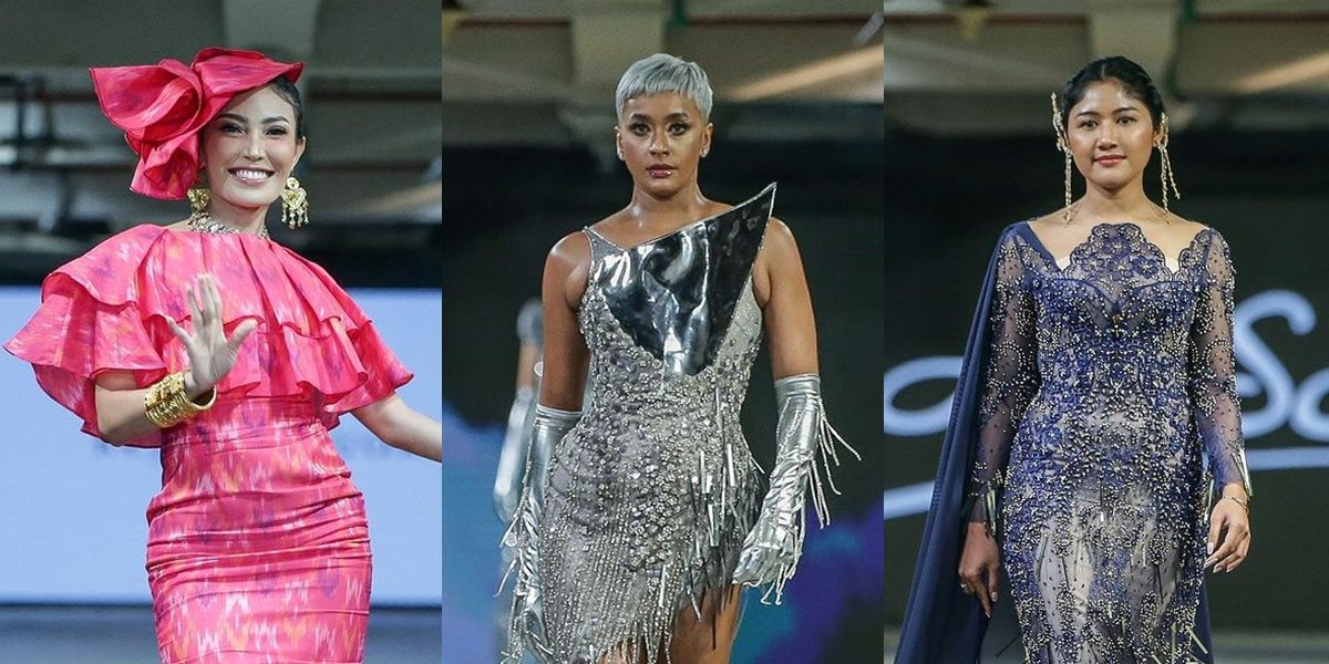 10 Portraits of Artists who appeared at JF3 Fashion Festival 2023, featuring Fuji who appeared as Tinker Bell - Lesti and Rizky Billar Stylishly Ethnic