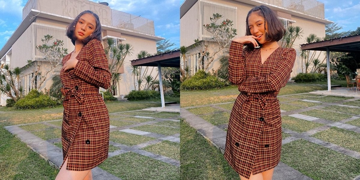 10 Portraits of Asha Assuncao, Star of the Soap Opera 'BUKU HARIAN SEORANG ISTRI', Wearing Checkered Blazers, Netizens: She's so beautiful!