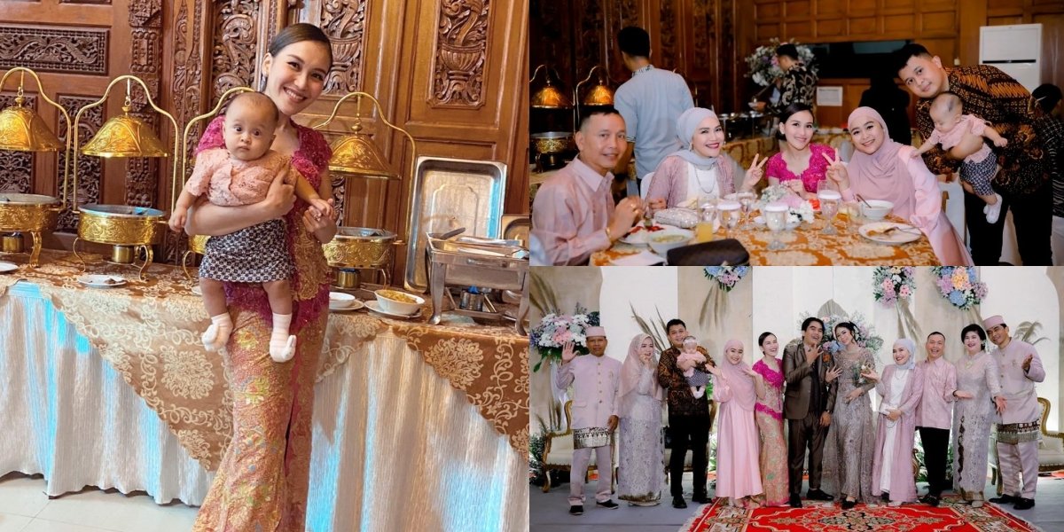 10 Photos of Ayu Ting Ting Attending Employee's Wedding, Looking Gorgeous in Modern Kebaya - Netizens Wish Her a Wedding Soon