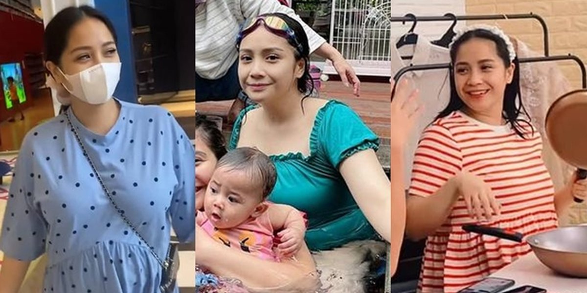 10 Pictures of Nagita Slavina's Maternity Clothes that Stay Stylish and Stunning, Once Wore a Cool Swimsuit for Pregnant Women