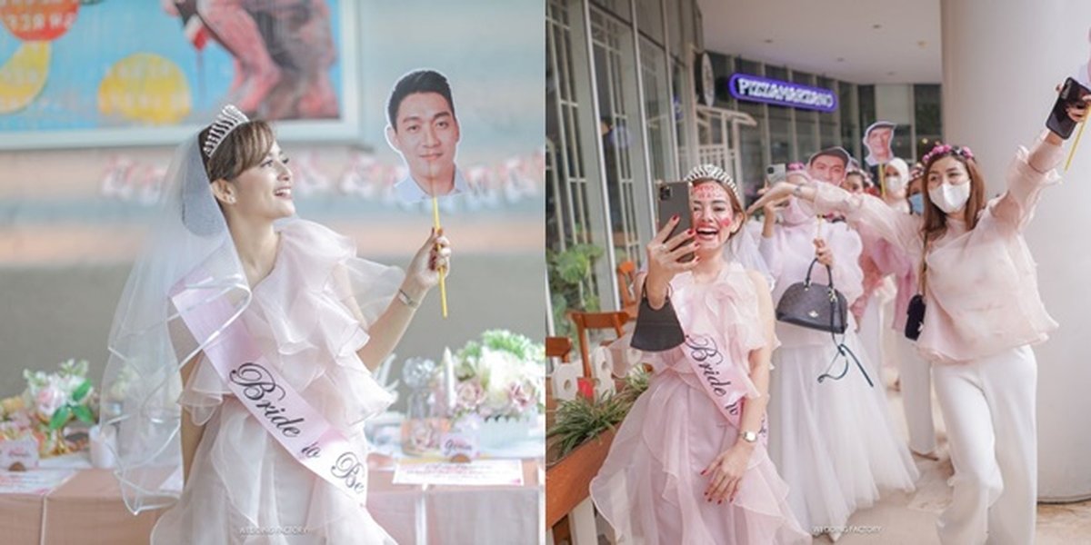 10 Photos of Citra Monica's Bridal Shower, Ifan Seventeen's Future Wife, Face Painted - Parade Around the Mall