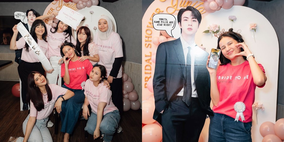 10 Photos of Yunita Siregar's Bridal Shower 'Attended' by BTS's Jin, Surprised by Special Gifts from Friends & Supported by Her Husband