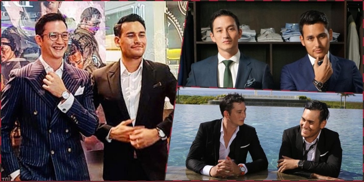 10 Portraits of Bromance between Arifin Putra and Mike Lewis, Handsome Duo who are Good Friends