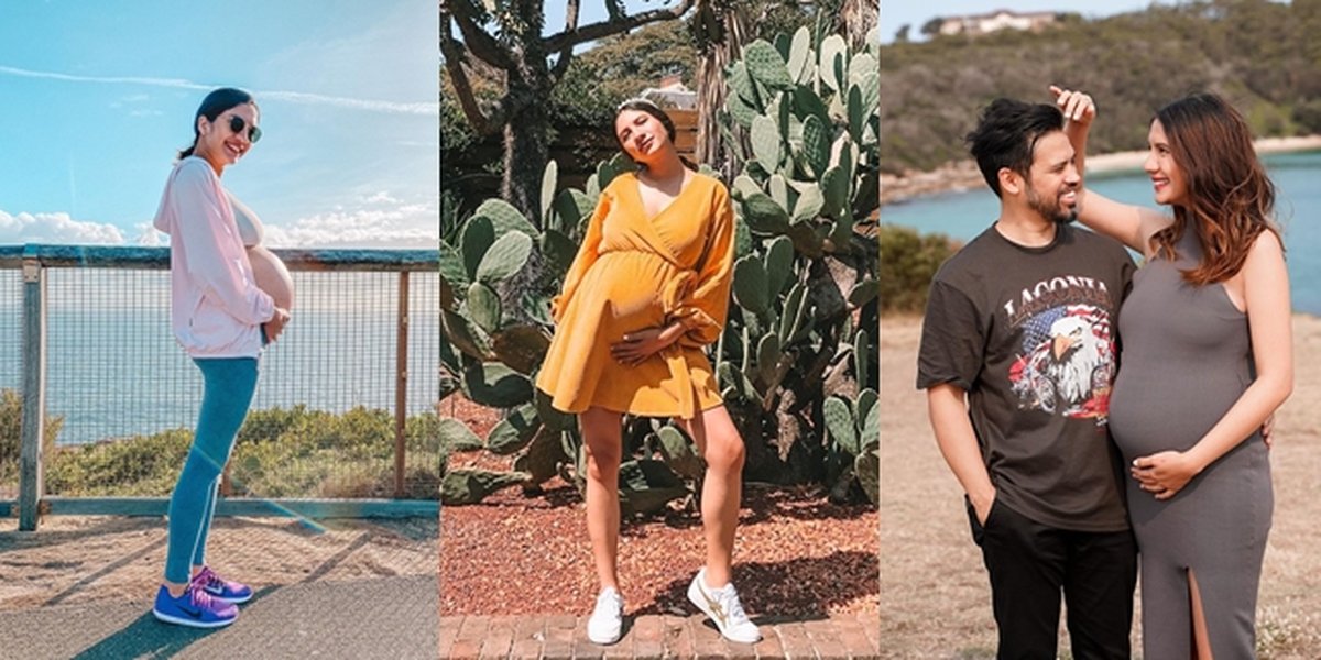 10 Beautiful Photos of Acha Sinaga Showing Baby Bump, Counting Down to the Birth of the First Child
