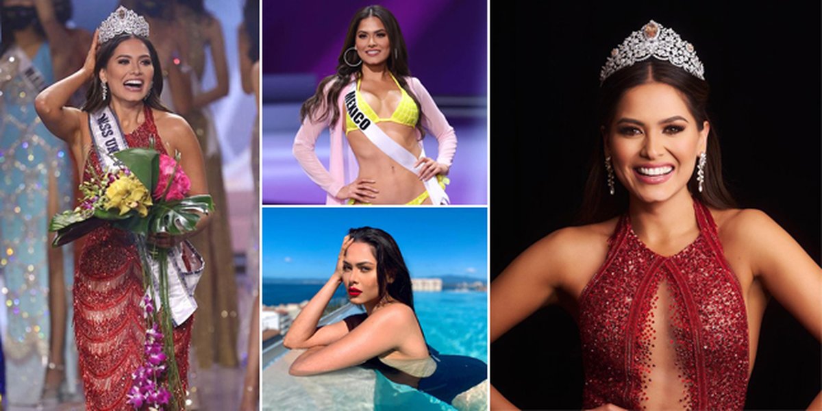 10 Beautiful Portraits of Andrea Meza, Winner of Miss Universe 2020 from Mexico