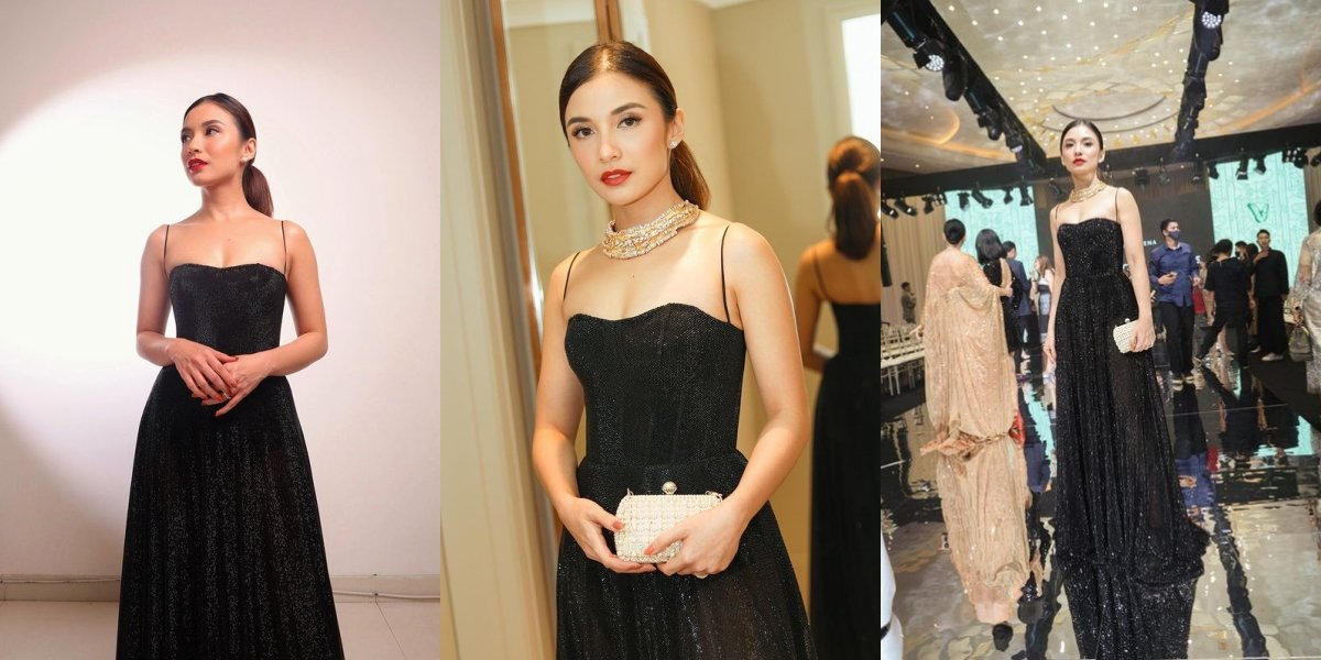 10 Beautiful Photos of Chelsea Olivia Attending a Fashion Show, Gorgeous Mama who Always Looks Young - Elegant in See-Through Dress