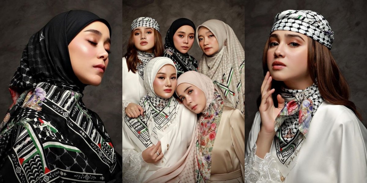 10 Beautiful Portraits of Lesti Kejora - Syifa Hadju Becomes a Scarf Model, Donates All Sales Proceeds to Palestine