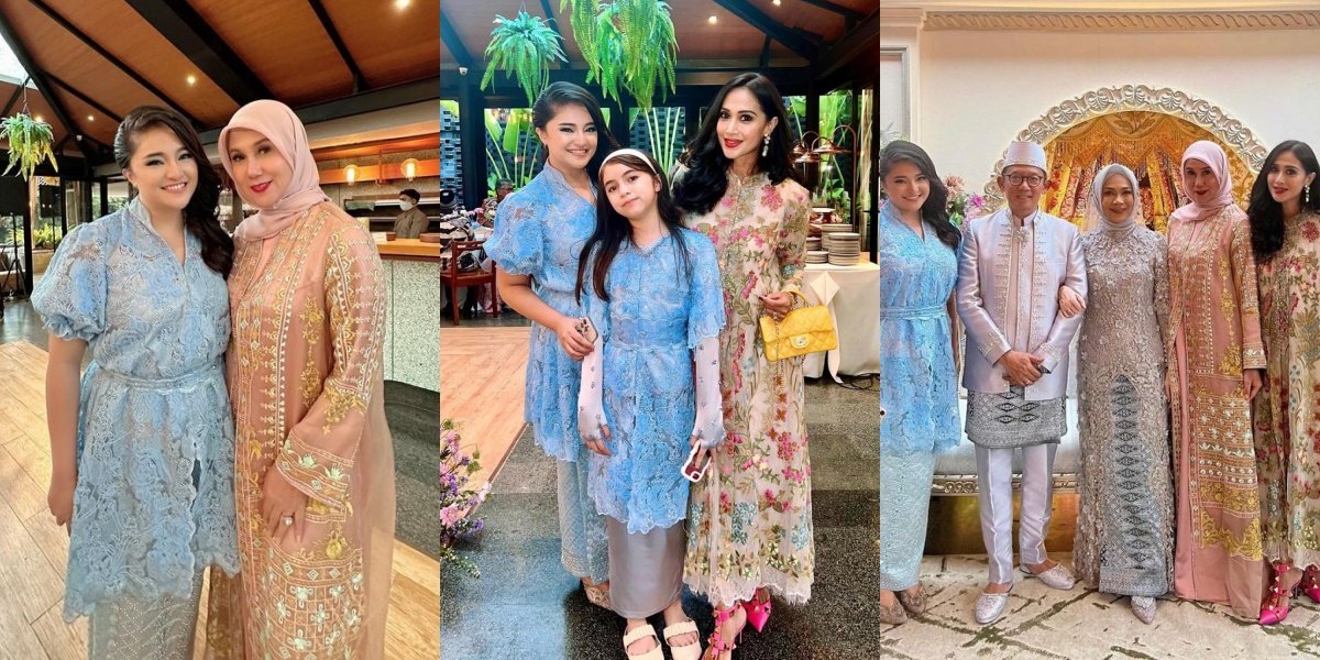 10 Beautiful Photos of Marshanda at Her Mother's Wedding, Meeting 'Fairy Godmother' Marini Zumarnis - Sienna's Appearance Stands Out