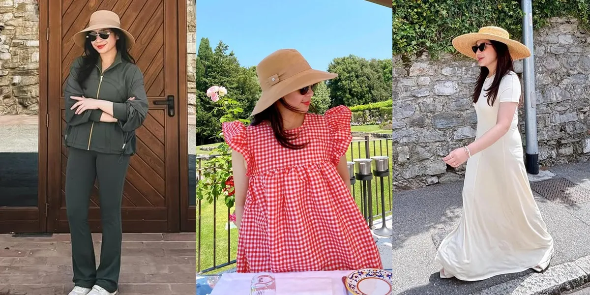 10 Beautiful Photos of Nagita Slavina During Her Vacation in Italy, Giving a Simple Elegant and Comfortable Yet Expensive Impression