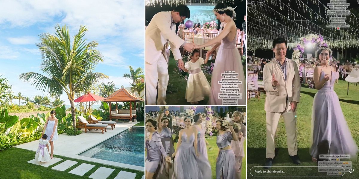 10 Beautiful Portraits of Shandy Aulia as a Bridesmaid at a Friend's Wedding, Continuing to Enjoy a Vacation in Bali