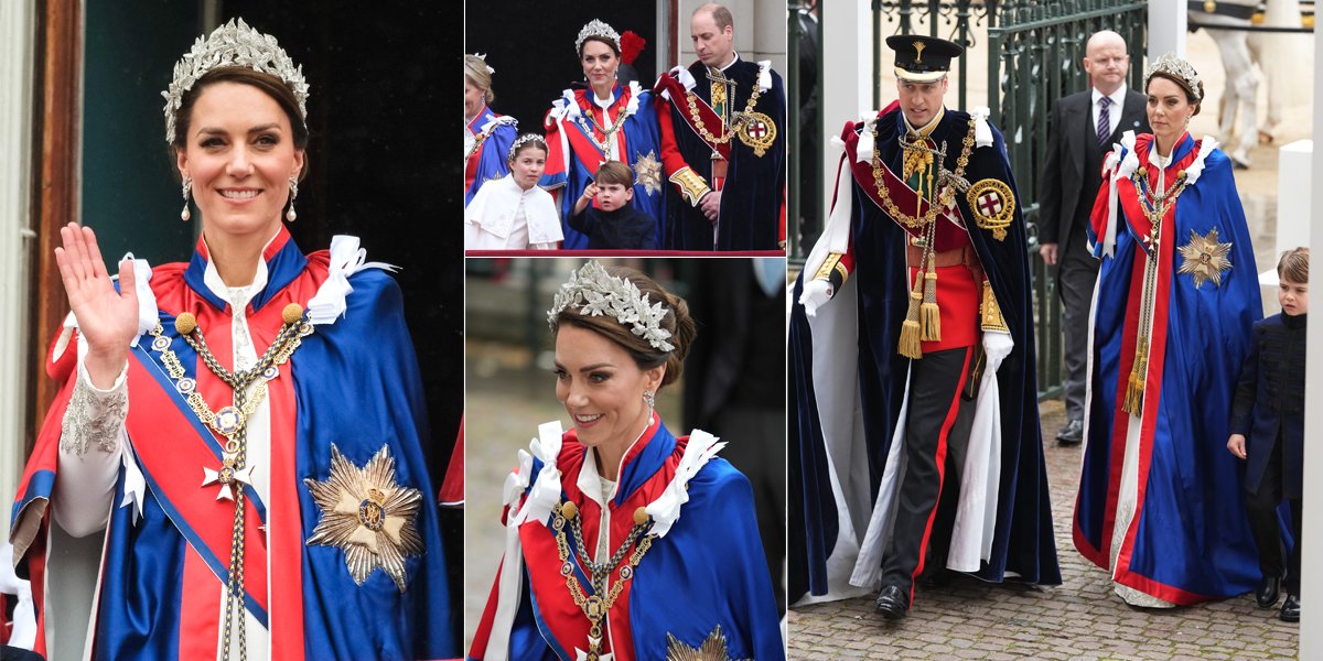 10 Beautiful Photos of Kate Middleton at the Coronation of King Charles, Wearing Jewelry from the Late Princess Diana & Queen Elizabeth