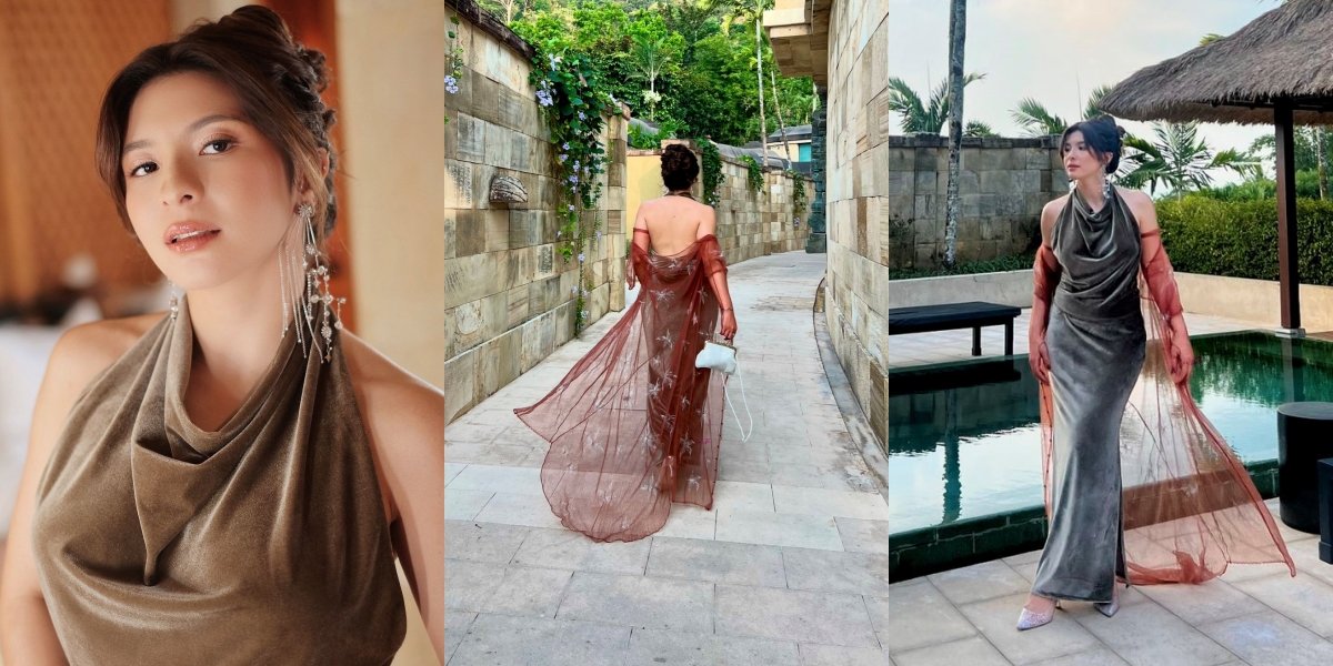 10 Beautiful Photos of Shalom Razade as a Bridesmaid, Charming in a Backless Dress