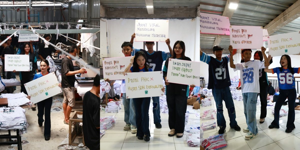 10 Portraits of 'Citayam Gank' Fashion Show at the Confectionery, Bonge CS Show Their Concern for MSMEs 