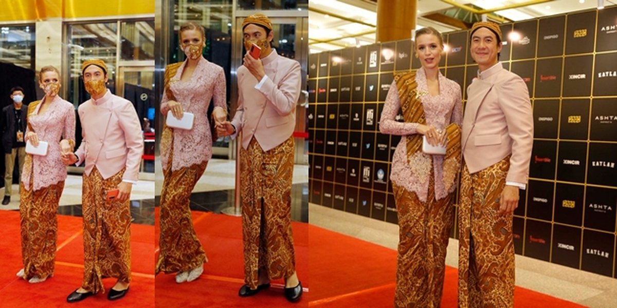 10 Photos of Daniel Mananta Taking His Wife to FFI 2020, First Time Bringing Her to a Public Event - Serasi Berkebaya