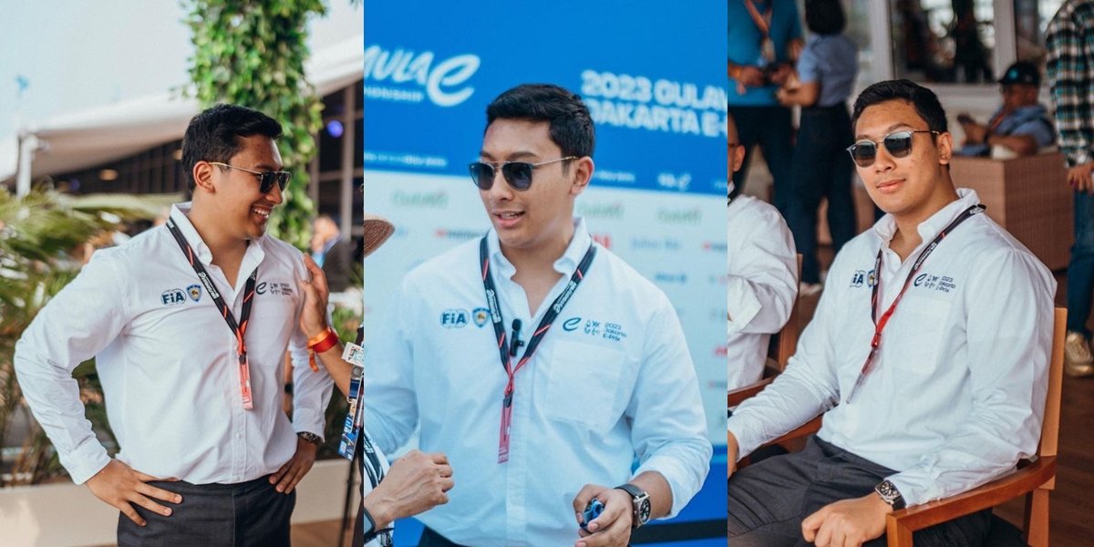 10 Potret Darma Mangkuluhur, Tommy Soeharto's Son in Formula E Race, Exudes Official Aura - Hanging Out with Ananda Mikola and Sandiaga Uno