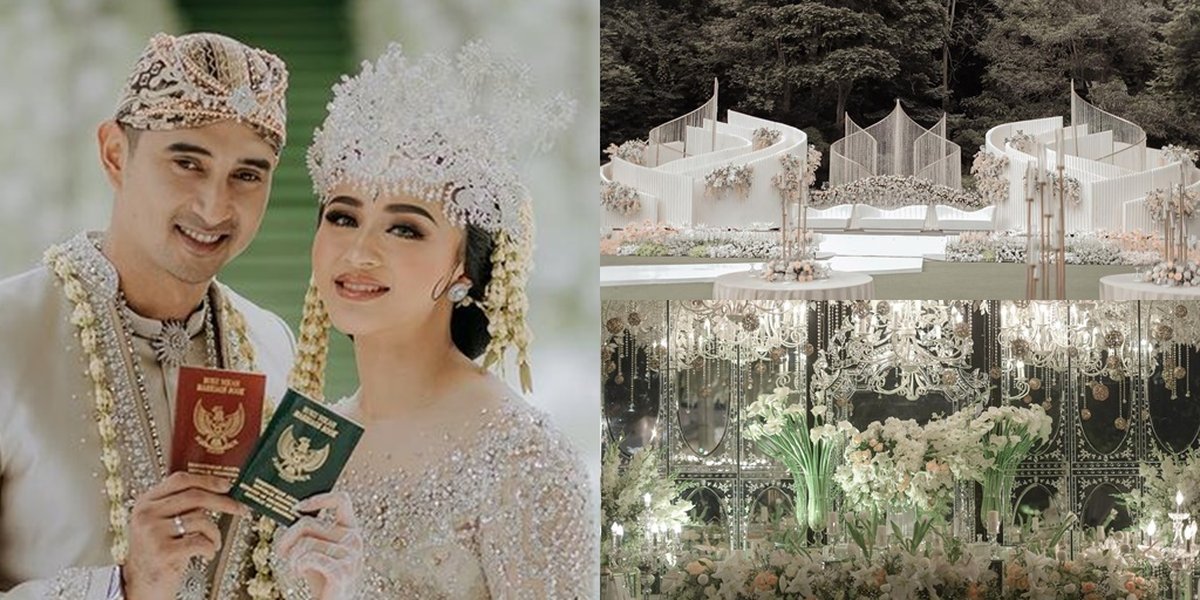 10 Pictures of Ali Syakieb and Margin Wieheer's Wedding Decorations, Luxurious and Beautiful - Like a Fairy Tale Land