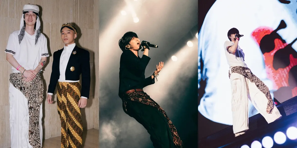10 Detail Outfit Photos of eaJ at Prambanan Jazz 2025, the First International Singer to Perform in Traditional Fabric