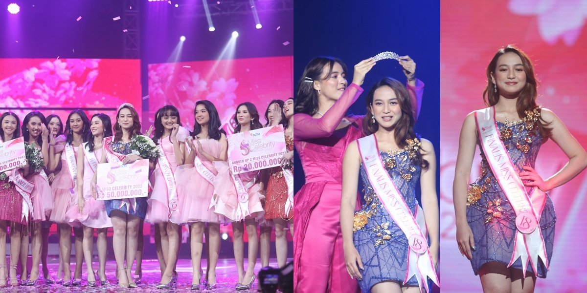 10 Portraits of Shella Anggia Putri's Winning Moments as Miss Celebrity 2023 - Ready to Become a Star in Indonesia