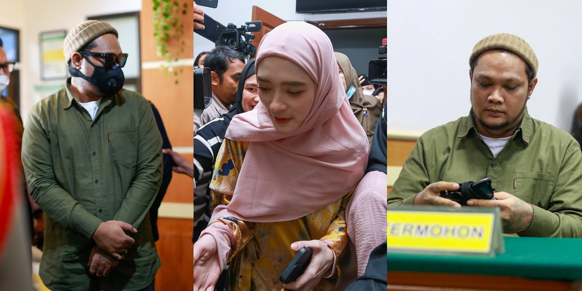 10 Moments of Virgoun & Inara Rusli's Divorce Mediation, Sitting Next to Each Other in Front of the Mediator