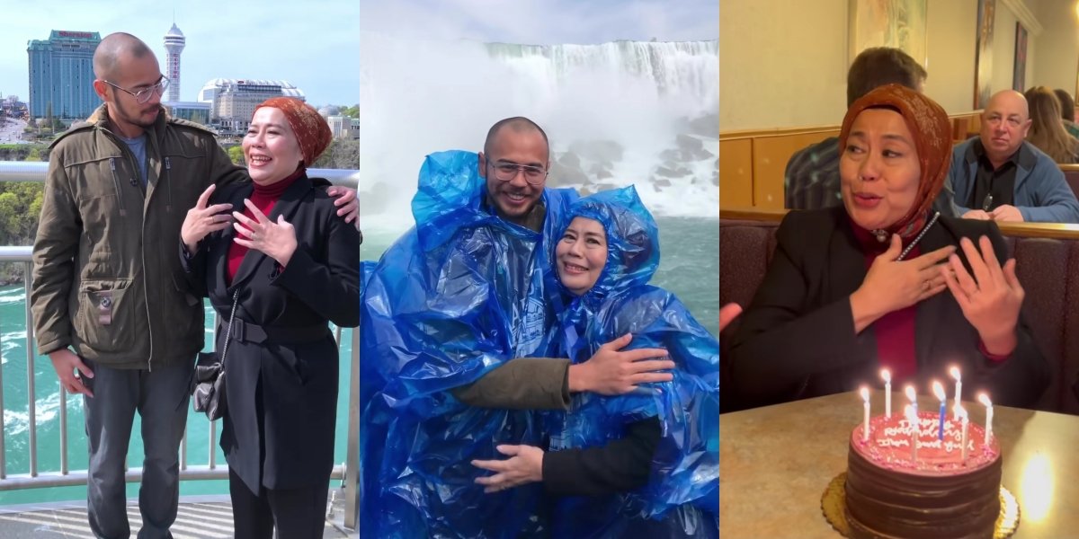 10 Photos of Dewi Yull Celebrating Her 62nd Birthday in America, Surya Sahetapy Invites a Picnic to Niagara Falls - Singing Birthday Songs in Sign Language