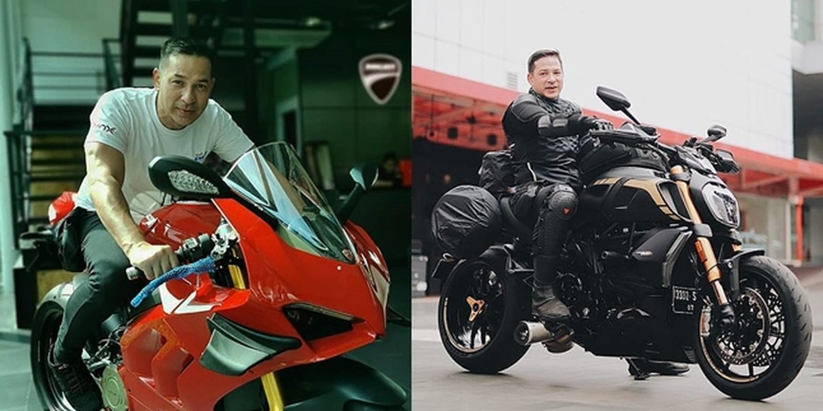 10 Handsome Portraits of Ari Wibowo with His Big Motorcycle, Touring Outfit Makes His Appearance More Handsome - Still Inviting His Wife to Rev Together