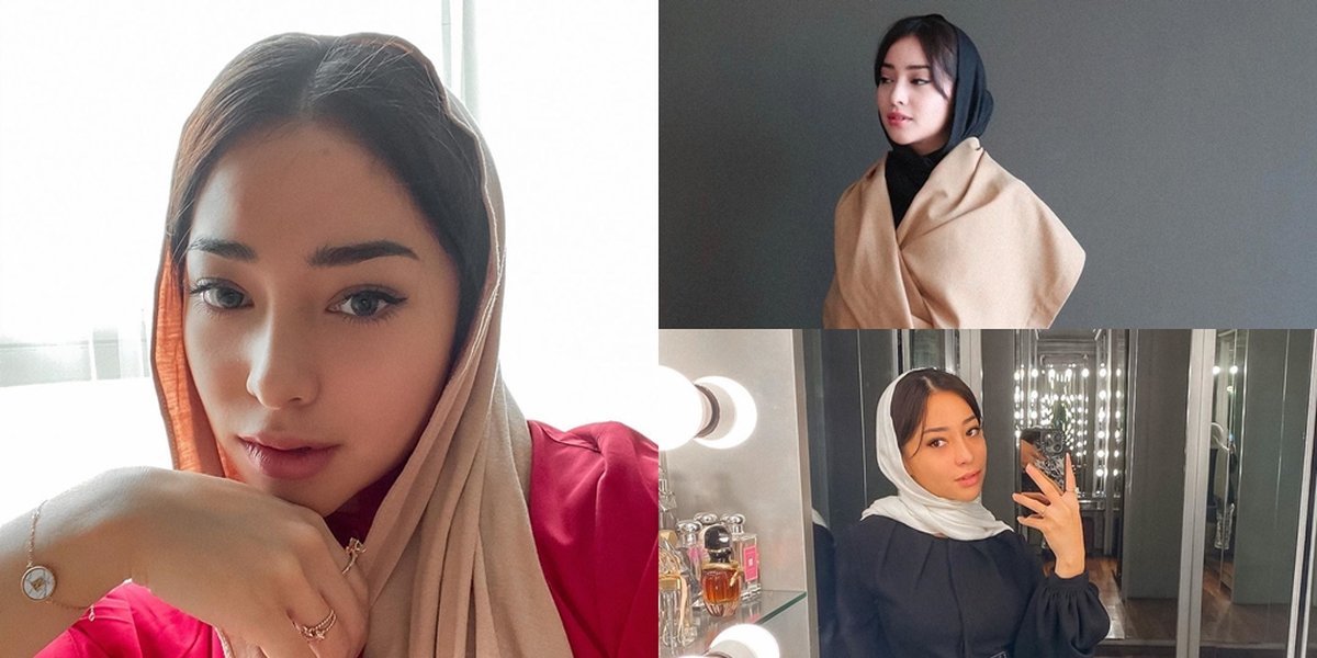 10 Portraits of Nikita Willy's Hijab Style Flooded with Criticism, Netizens Called Her 'Awkward' for Showing Her Hair