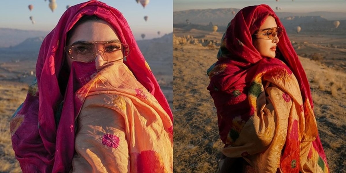 10 Photos of Ashanty's Cool Style Enjoying the Beautiful View in Cappadocia Turkey, Hot Mom of 4 Children Looks More Charming!