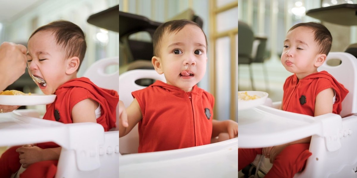 10 Cute Photos of Rayyanza, Nagita Slavina's Son, Eating - He's So Hungry Even Though He's Known as a Sultan Since Birth