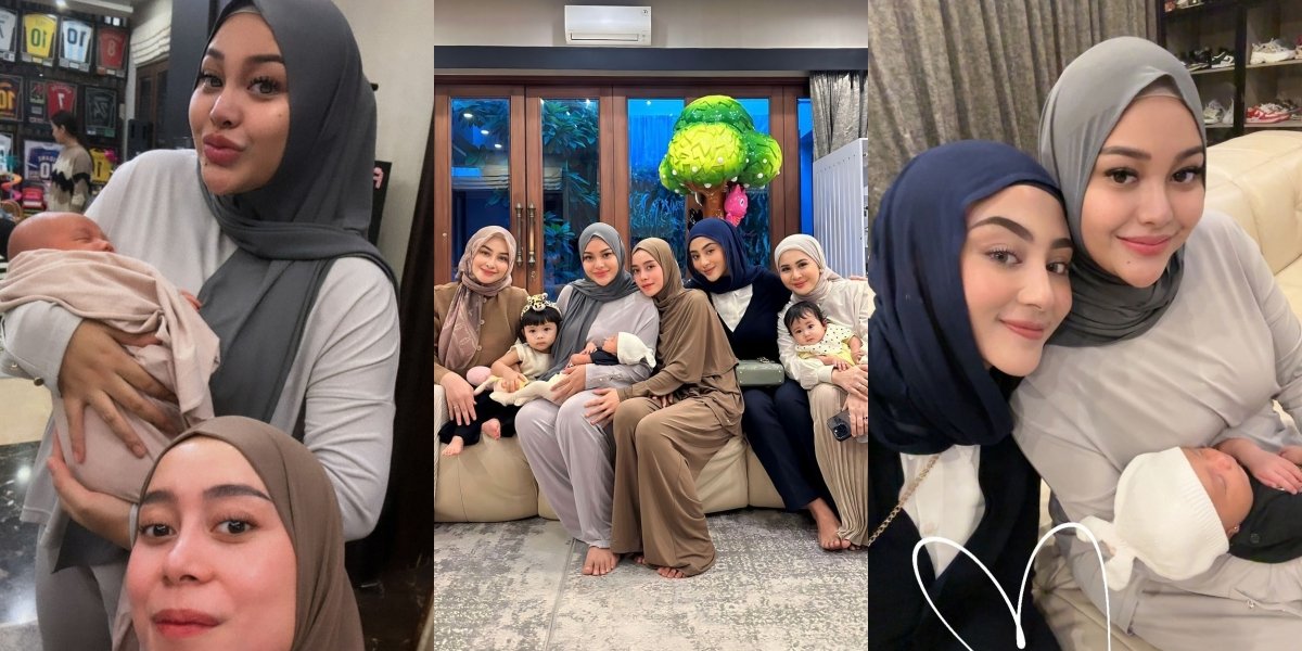 10 Pictures of Geng Mamayu Gathering and Visiting Baby Azura, Aurel Hermansyah's Child, Still Festive Despite Many Absences