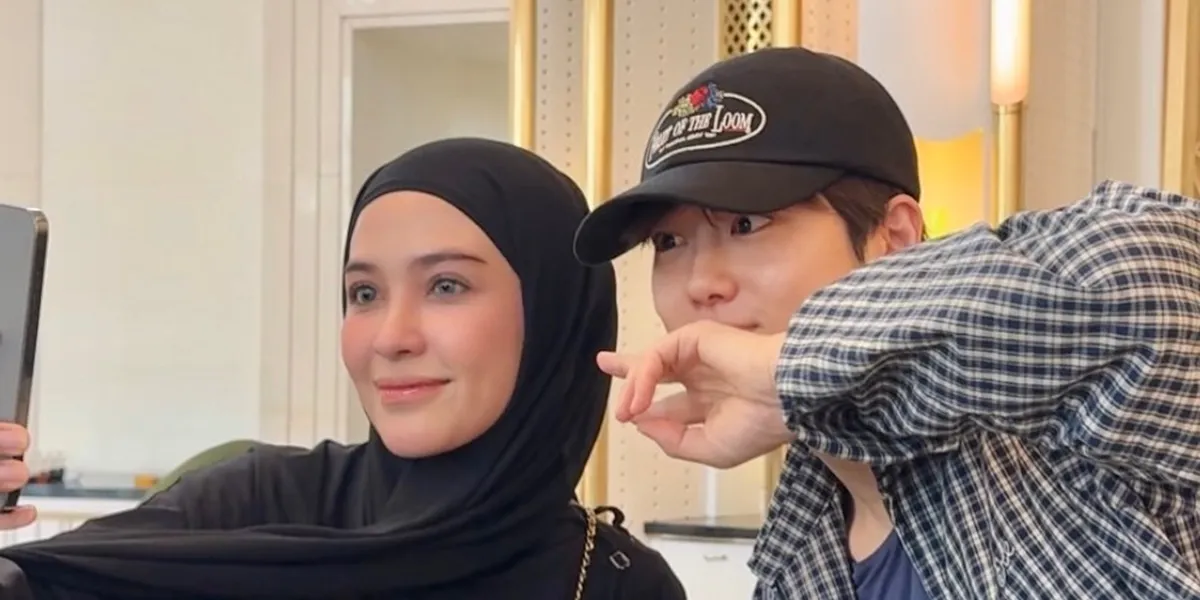 10 Photos of Hamidah Rachmayanti Meeting and Taking Pictures with Suho EXO, Her Child Gave a Special Letter