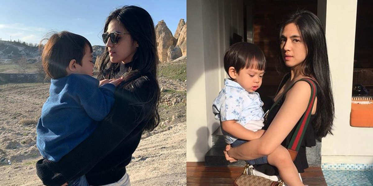 10 Hot Mom DJ Putri Una's Moments When Taking Care of Her Child, Often Bringing the Little One to Work and Vacation Together