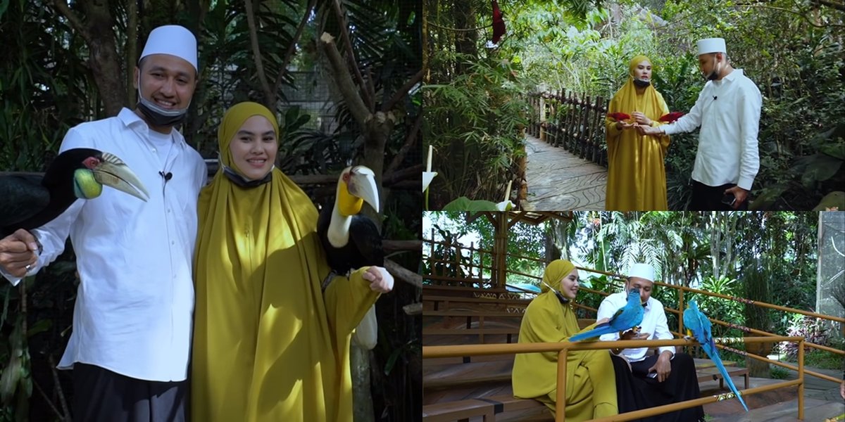 10 Funny Photos of Kartika Putri Pranking and Looking for a Macaw Bird for Her Husband, Habib Usman's Sulking Expression Becomes the Highlight!