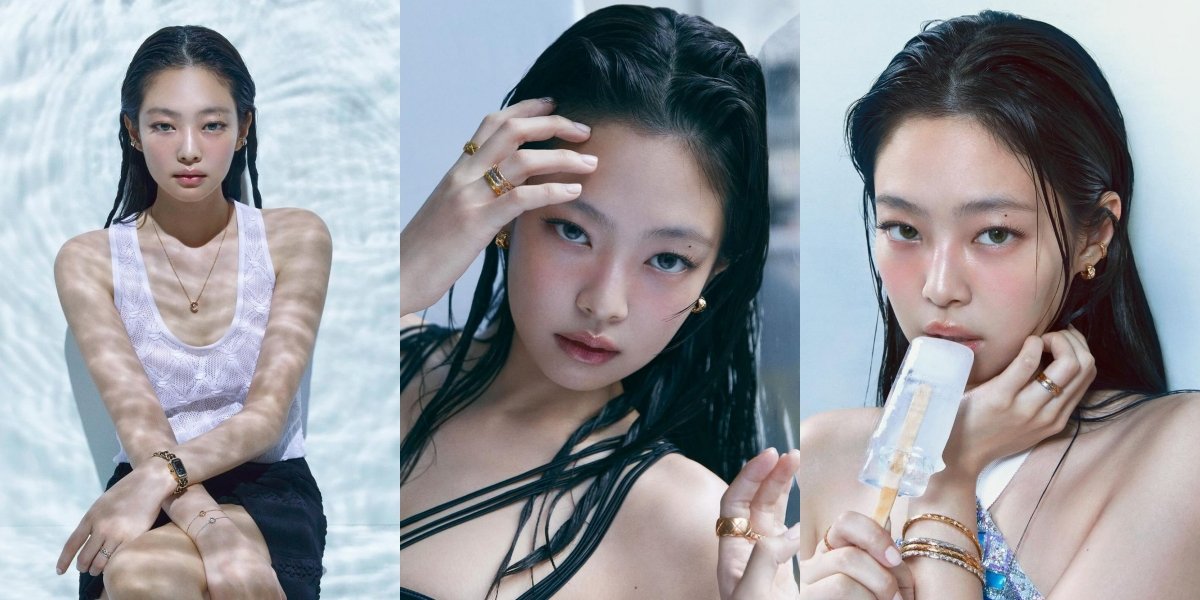 10 Portraits of Jennie BLACKPINK in the Latest Photoshoot, Perfectly Beautiful like an Ice Princess with 'Wet Look'