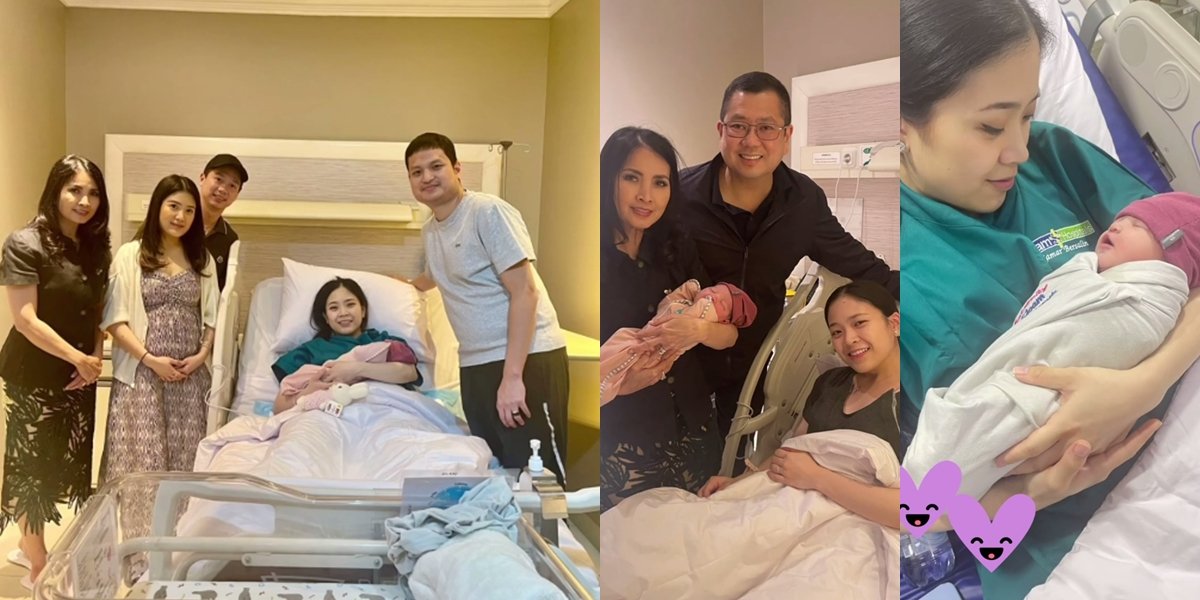 10 Portraits of Jessica Tanoe Giving Birth to her First Child, the Little One is Instantly Rich